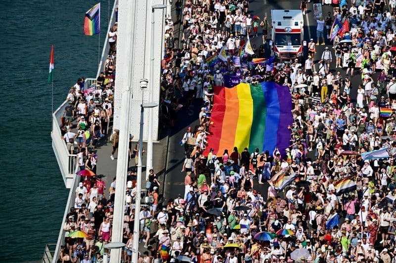 Thousands of Hungarians join first Budapest Pride march since Orban's defeat