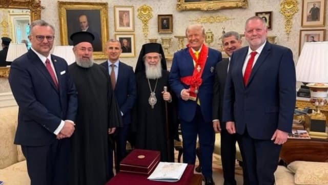 Trump and Patriarch Theophilus discussed the protection of Christians in the Middle East