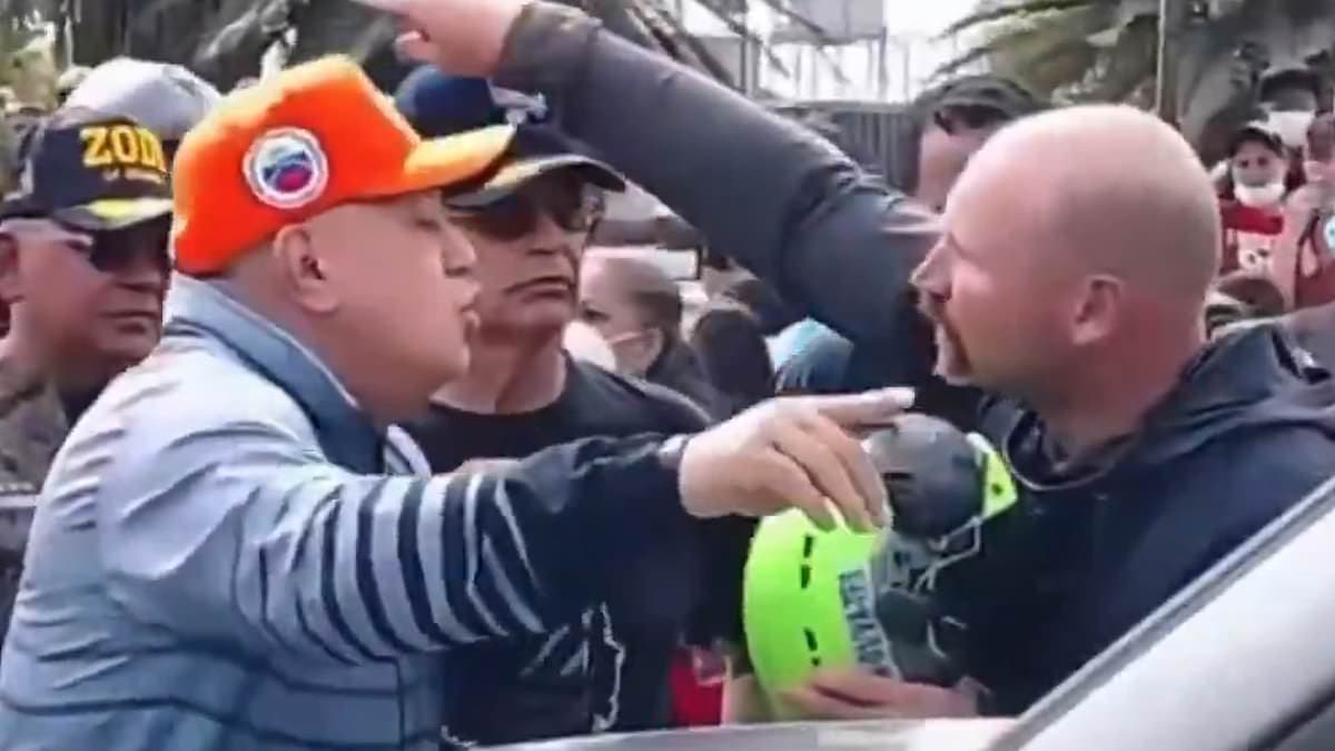 Outrage after Venezuelan official 'sabotages' US aid after earthquakes