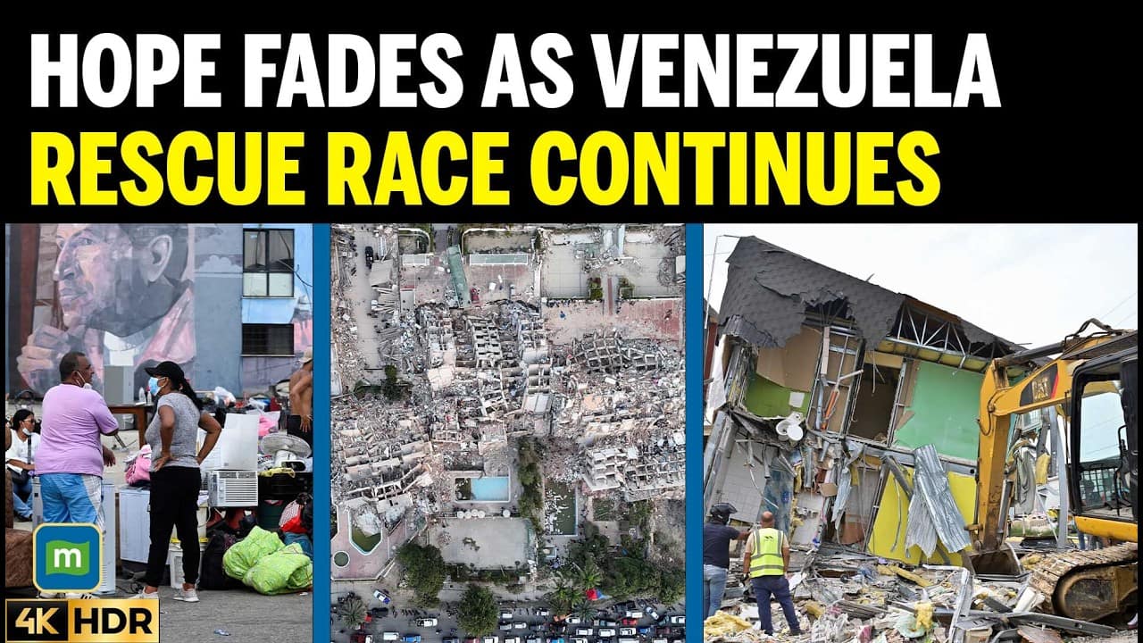 Venezuela Earthquake Rescue: 22 Still Trapped as Hope Fades, Death Toll Hits 1,450