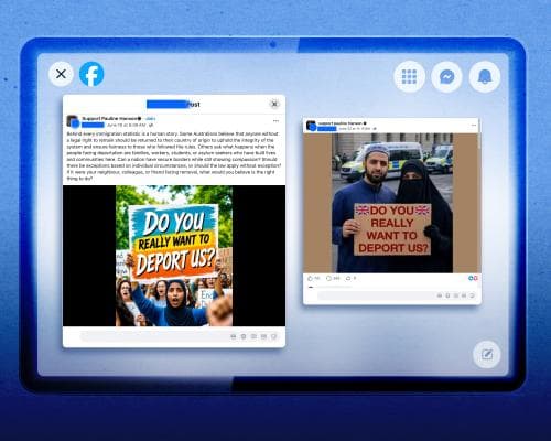 Pro-One Nation Facebook groups appear to be run by foreign ‘meme factories’ that monetise content