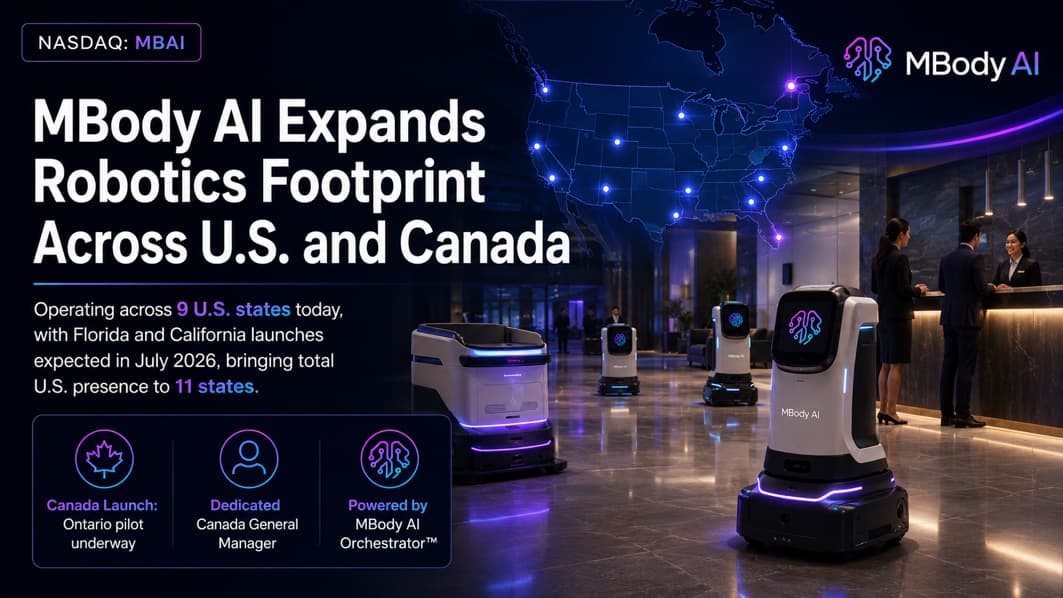 Check-Cap: MBody AI Expands Robotics Footprint Across U.S. and Canada