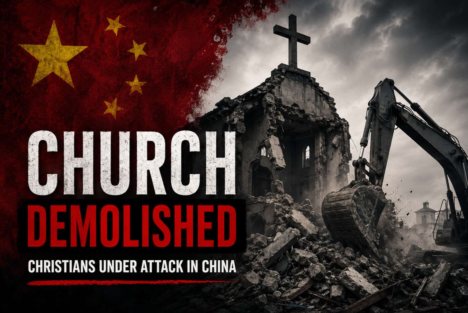 China’s CCP Demolishes Prominent Church as Christian Persecution Intensifies