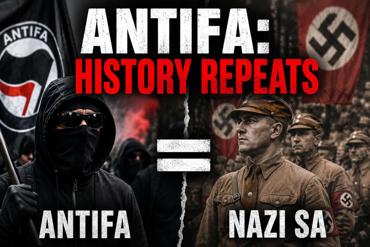 How the ‘Anti-Fascist’ Antifa Movement Looks Startlingly Like Hitler’s ‘Storm Troopers’