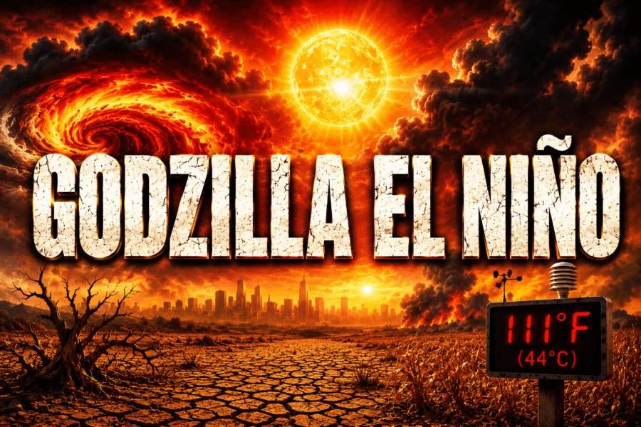 ‘Godzilla El Niño’ Fuels Heat Wave Shattering Temperature Records