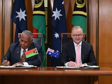 A long-awaited Australia-Vanuatu pact blocks China from building a military base