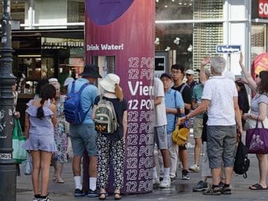 Central Europe sizzles as heat records are smashed in Switzerland, Denmark and Czech Republic