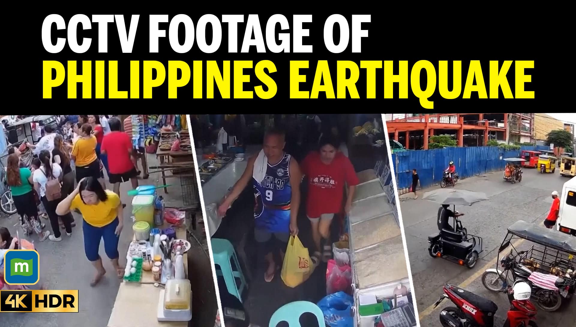 Philippines Earthquake: CCTV Footage Of The Moment Tremor Hit Davao City