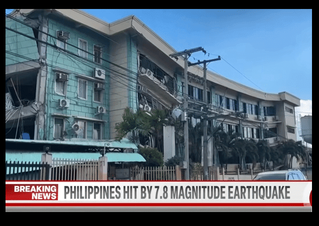 Major Offshore Quake Rocks Southern Philippines, Causes Landslides and Coastal Damage