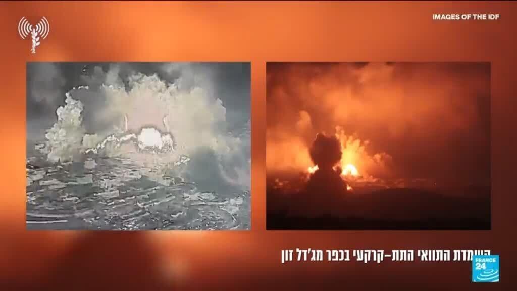 Israel says detonates Hezbollah tunnel, strikes south Lebanon