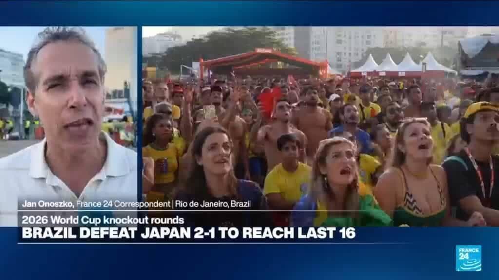 Reaction from Rio after Brazil's last-gasp World Cup win against Japan