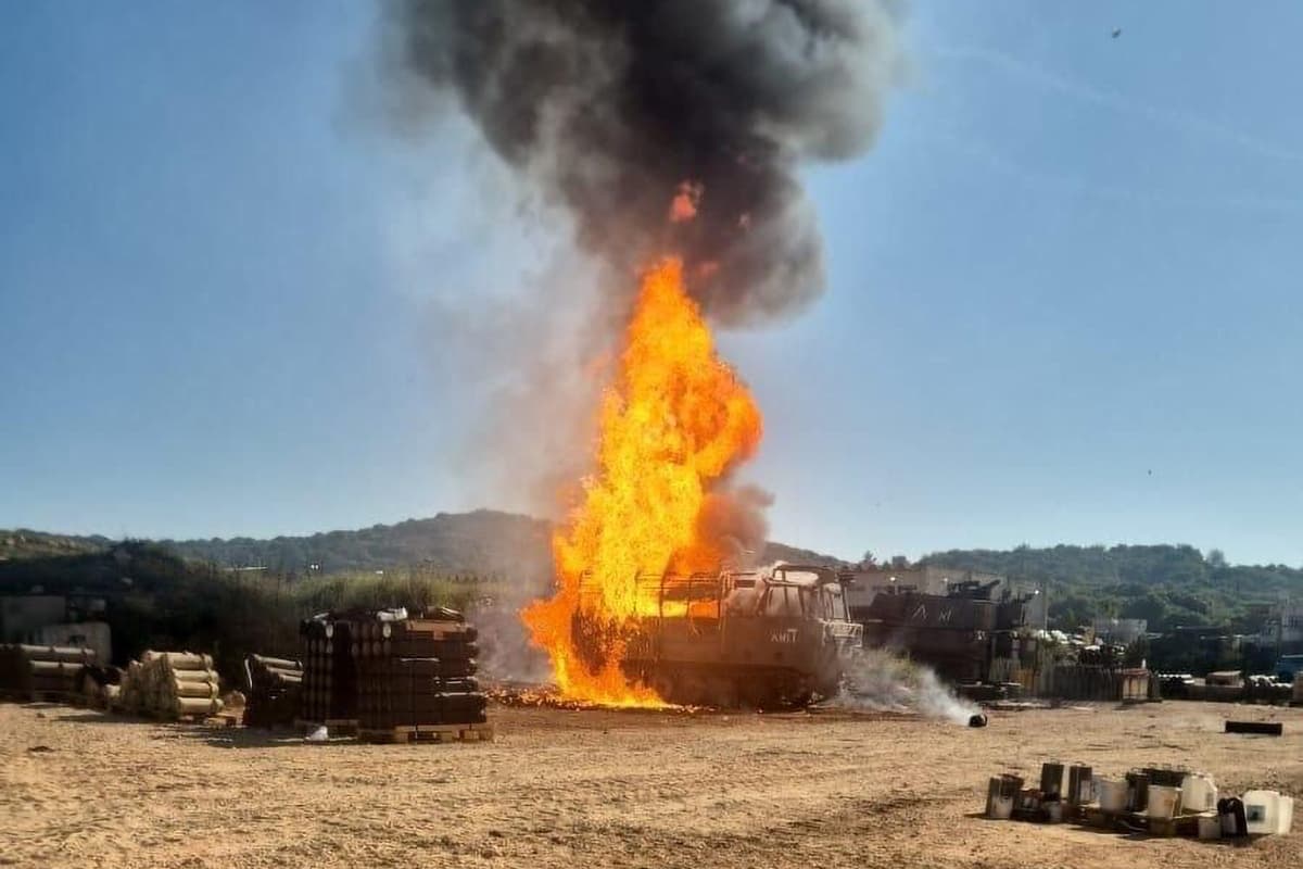 Hezbollah says it carried out 32 attacks on Israeli troops, positions on Tuesday